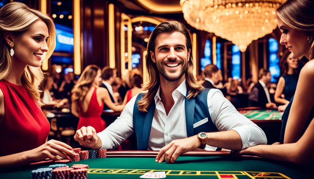 Tie bet baccarat